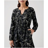 Pact Women's Organic Cotton Cafe Crepe Tiered Dress