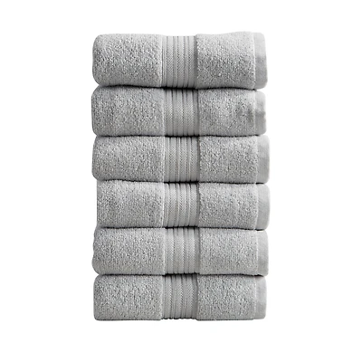 Linery & Co. Quick-Drying Cotton 6-Piece Hand Towel Set