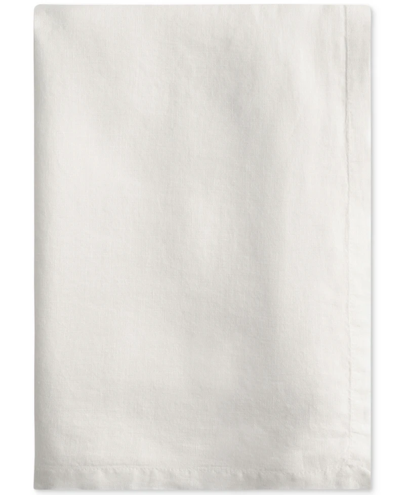 Year & Day Linen Solid-Color Tablecloth, 55" x 110"