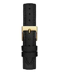 Guess Women's Analog Black Genuine Leather Watch 32mm