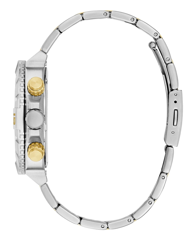 Guess Men's Multi-Function Two-Tone Stainless-Steel Watch 44mm