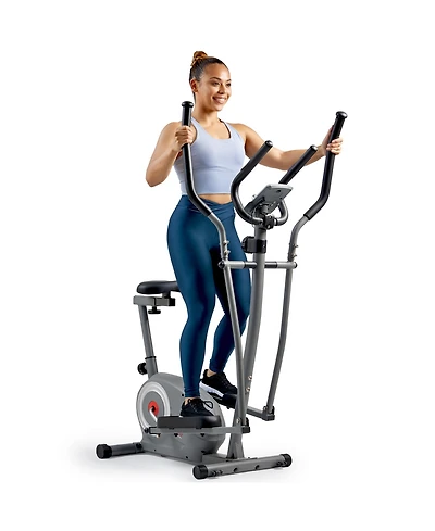 Sunny Health & Fitness Smart Compact Sit and Stand Elliptical
