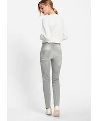 Olsen Women's Mona Fit Slim Leg Dark Washed Jeans