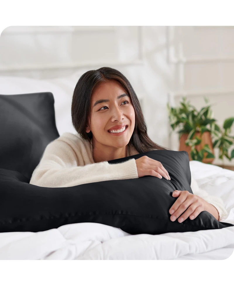 Bare Home Satin Body Pillowcase 20" x 54"
