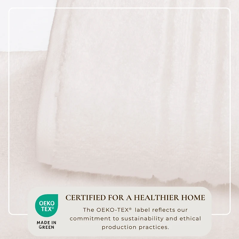 Linery & Co. Luxury 100% Combed Cotton 6-Piece Bath Towel Set