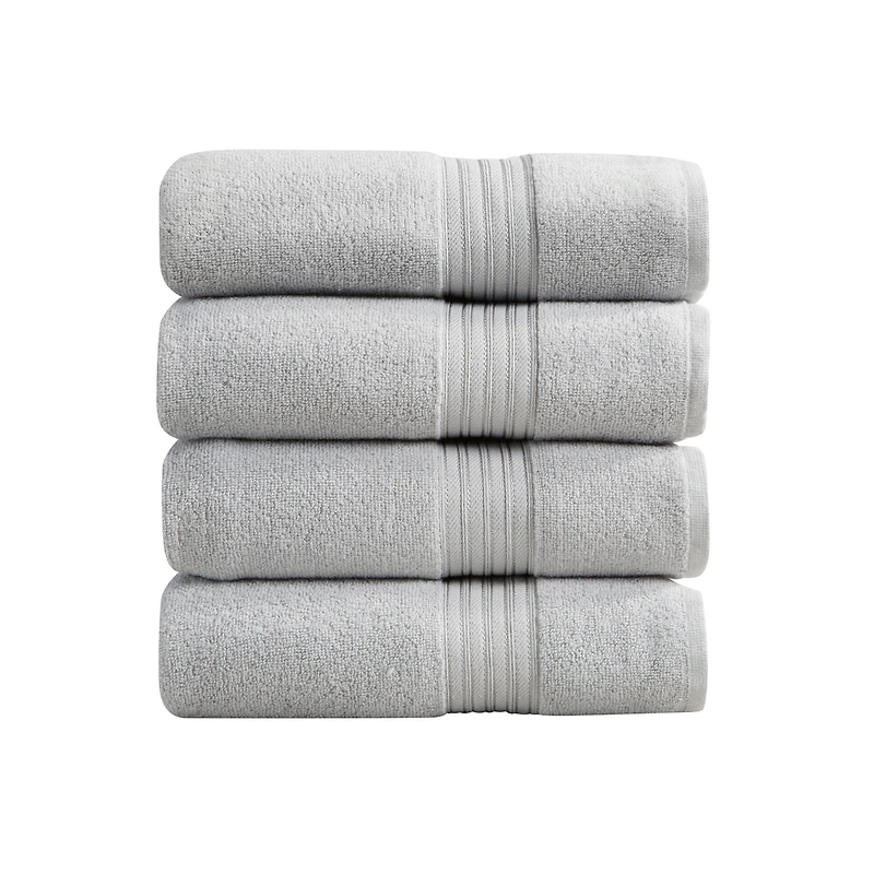 Linery & Co. Quick-Drying Cotton 4-Piece Bath Towel Set