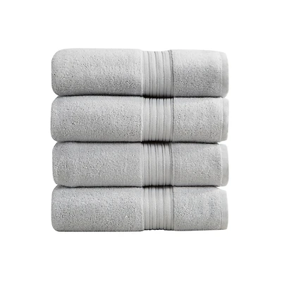Linery & Co. Quick-Drying Cotton 4-Piece Bath Towel Set