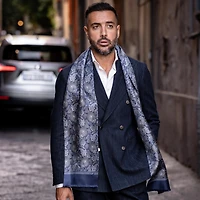 Pasquino - Silk Scarf for Men