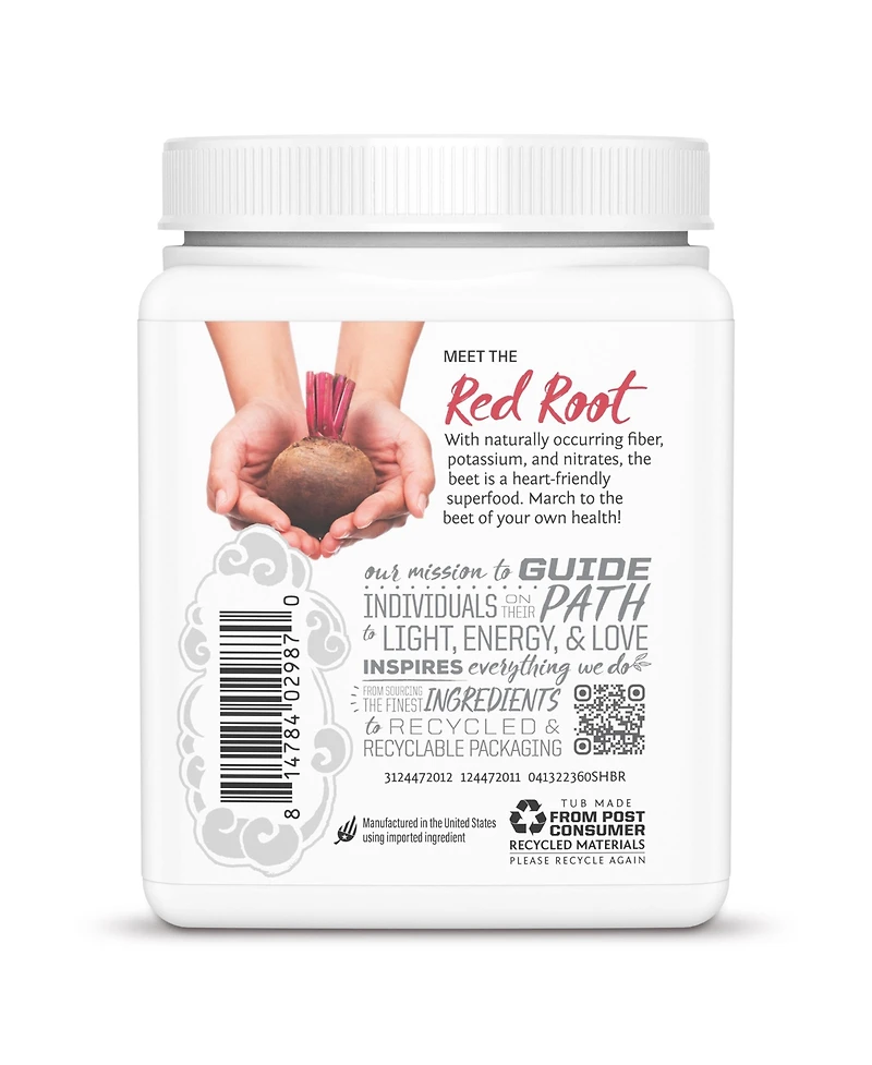 Harvest Beet Root Powder, Sunwarrior, 360gm