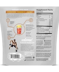 Sunwarrior Active Hydration Juicy Pineapple Powder, Sugar Free B12 Elderberry and Electrolytes Water Enhancer, Sunwarrior, 18 stick packs 126g pouch