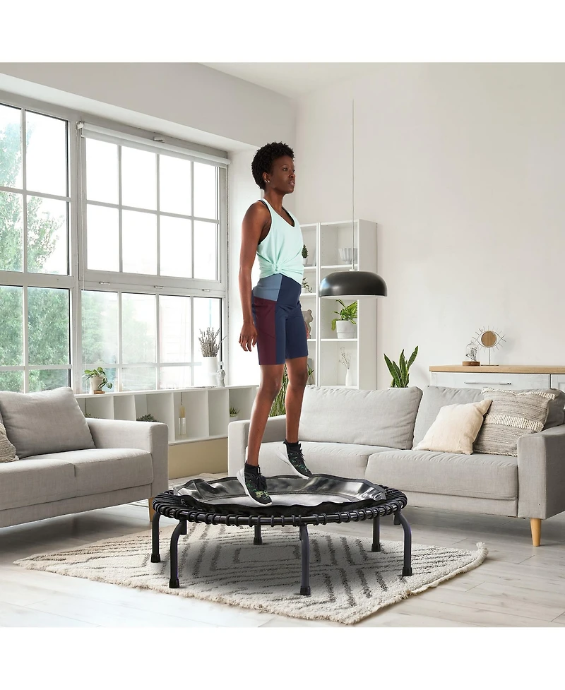 JumpSport 430 44-Inch In-Home Rebounder Fitness Trampoline with Workout DVDs