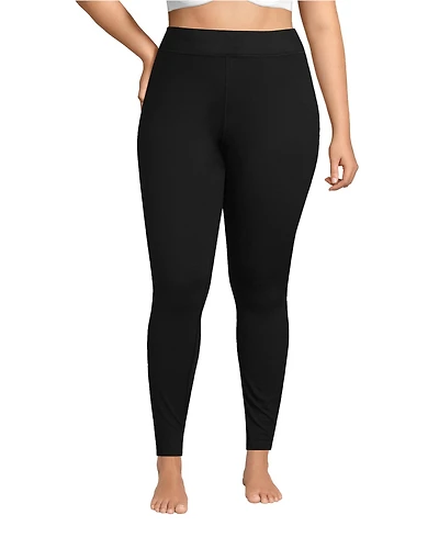 Lands' End Plus Baselayer Cozy Thermaskin Pants