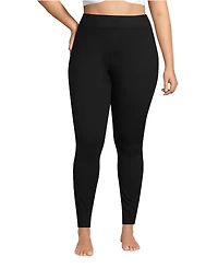 Lands' End Plus Baselayer Cozy Thermaskin Pants