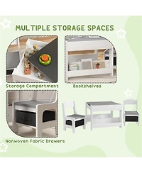 Stylish Kids Table and Chair Set for Play Learning Perfect Fun Education