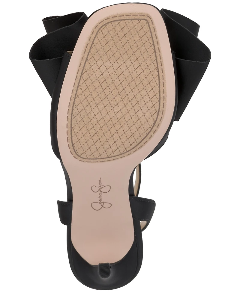 Jessica Simpson Women's Olivine Bow High-Heel Stiletto Dress Sandals