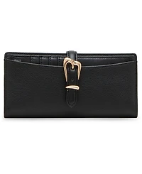 Anne Klein 2 Piece Gift Set with Sculpted Buckle Wallet and Removeable Card Organizer