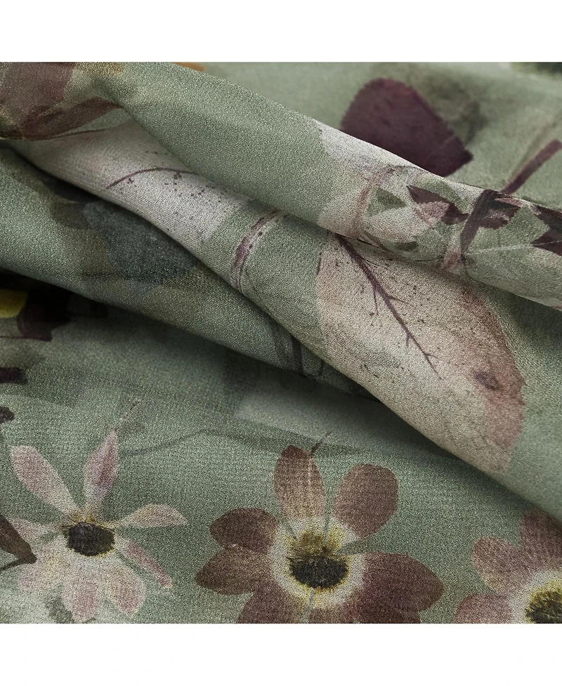 Botanica - Long Sheer Silk Scarf for Women