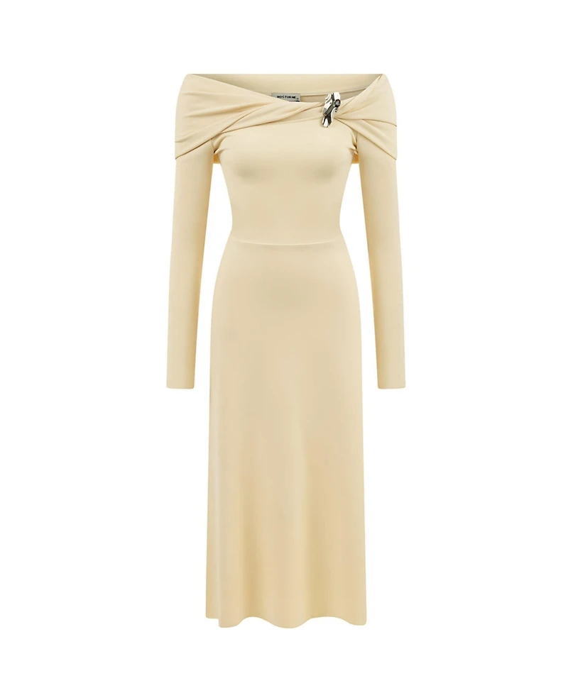 Nocturne Women's One-Shoulder Midi Dress