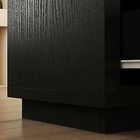 Homsee Extendable Tv Stand Entertainment Center Wood Media Console