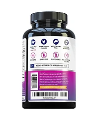 Vitauthority Multi Collagen Capsules, Collagen Peptides Supplement for Hair, Skin, Nails & Joints, Vitauthority