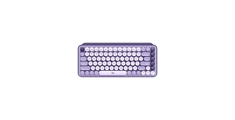 Logitech Pop Keys Wireless Mechanical Keyboard with Emoji Keys (Cosmos)