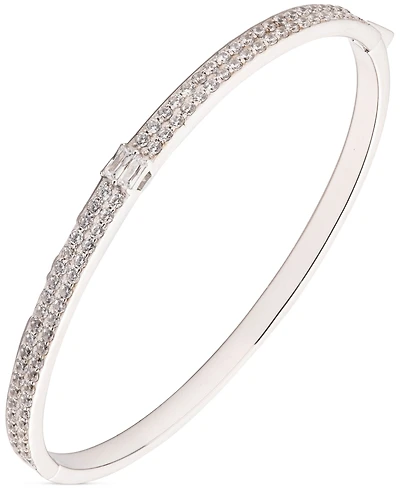 Lauren Ralph Lauren Sterling Silver Cubic Zirconia Bangle Bracelet