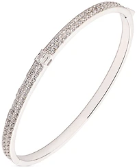 Lauren Ralph Lauren Sterling Silver Cubic Zirconia Bangle Bracelet