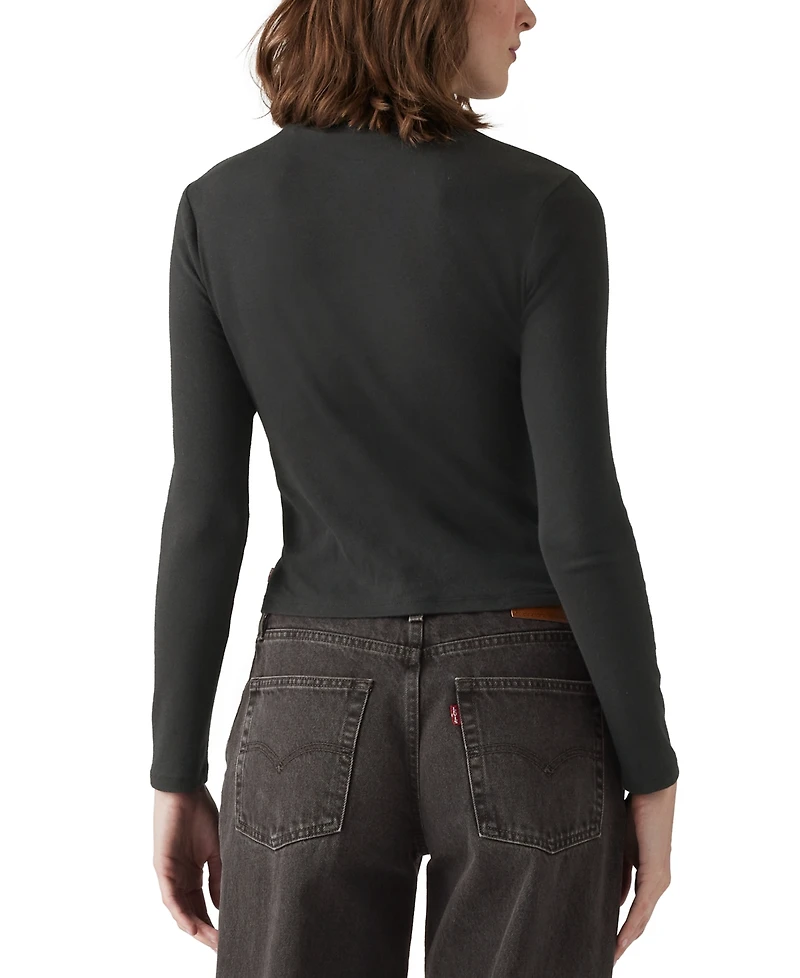 Levi's Women's Effortless Mock Neck Long-Sleeve T-Shirt