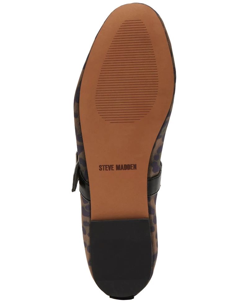 Steve Madden Women's Dreaming Mesh Mary Jane Flats