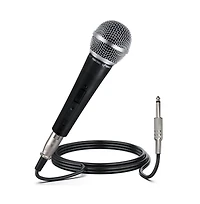 Pyle Professional Dynamic Microphone, Unidirectional Handheld Mic with On/Off Switch