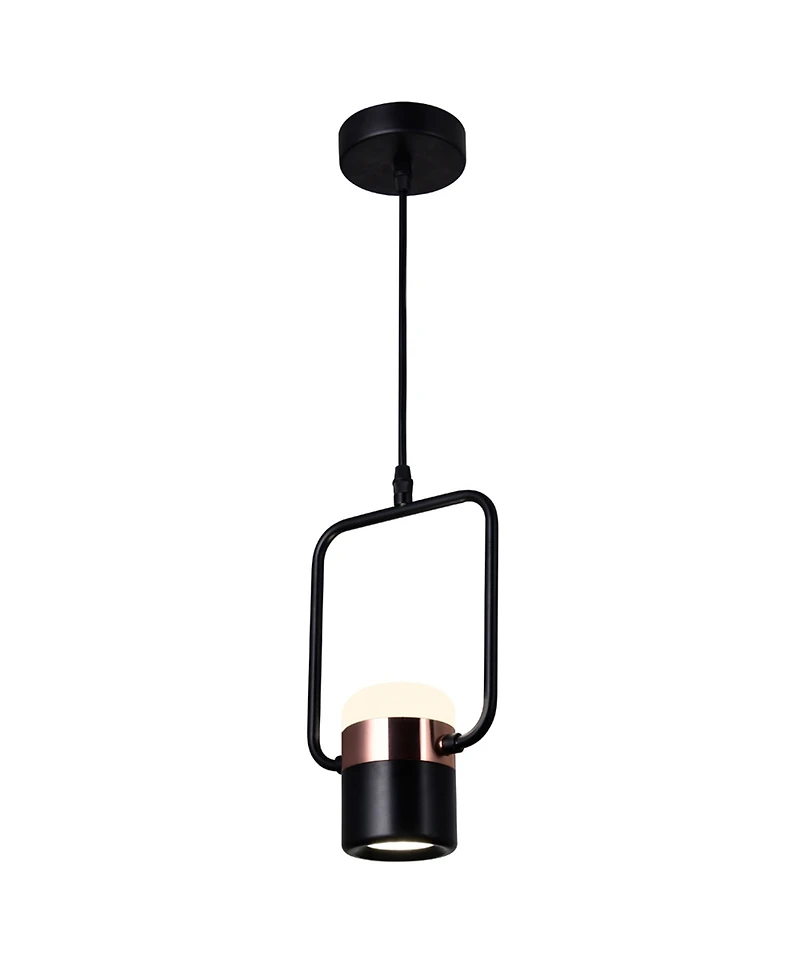 Cwi Lighting 13" Metal Moxie Led Down Mini Pendant