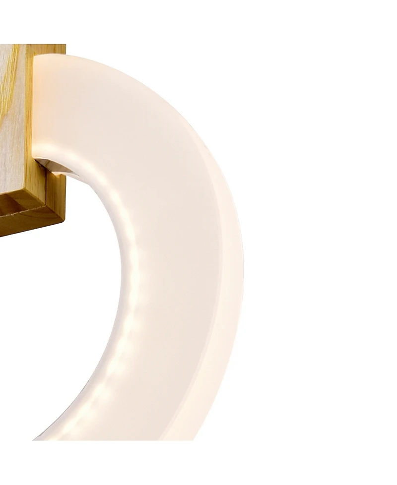 Cwi Lighting 12" Metal Anello Led Mini Pendant