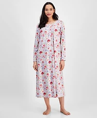 Charter Club Women's Cotton Printed Nightgown, Exclusively at Macy's