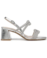 LifeStride Women's Celeste Angled Block Heel Square Open Toe Dress Slingbacks