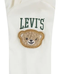 Levi's Baby Boys Deboss Overall and Bodysuit, 2-Piece Set