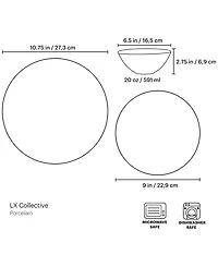 Lenox Lx Collective Dinnerware 12-Piece Set, Service for 4
