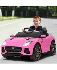 12V Jaguar F-Type Svr Licensed Kids Ride On Car Motorized Vehicle w/ MP3