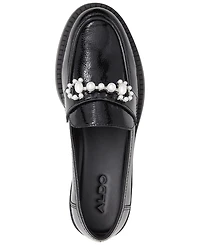 Aldo Women's Dinara Embellished Tweed Loafer Flats
