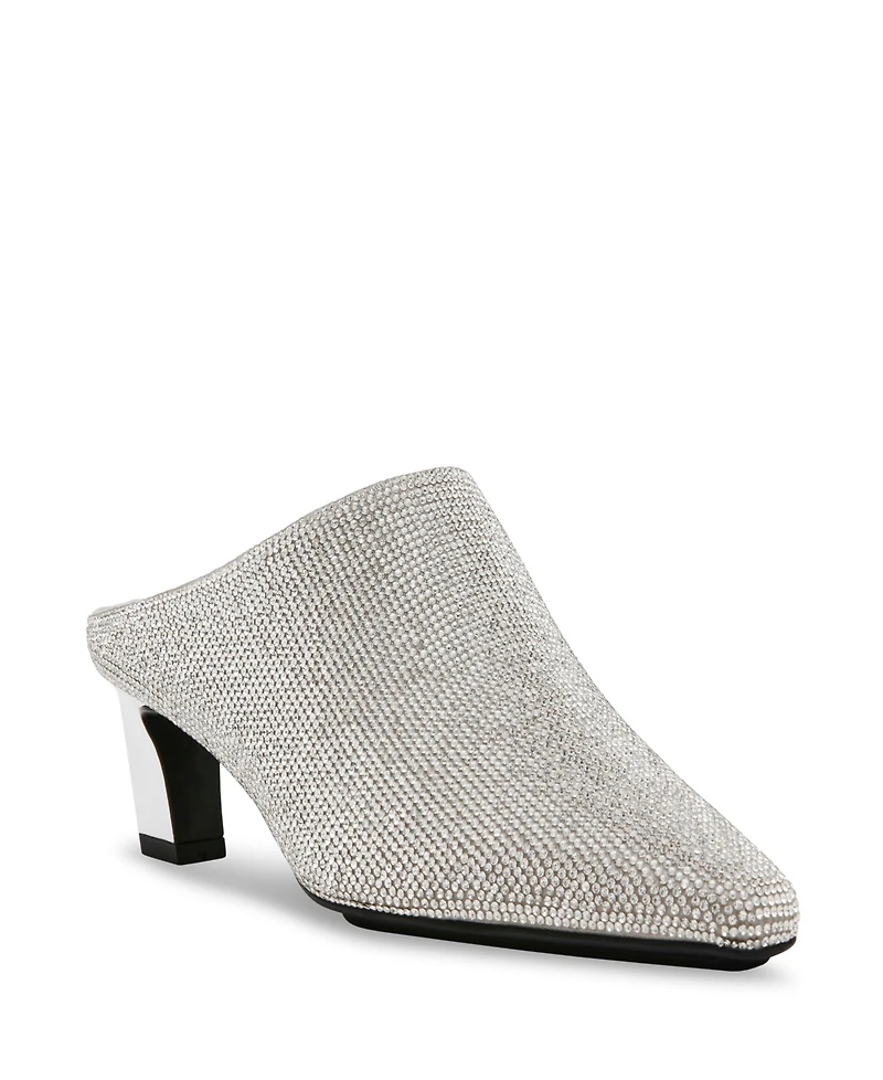 Anne Klein Women's Sabrine Kitten Heel Dress Mules