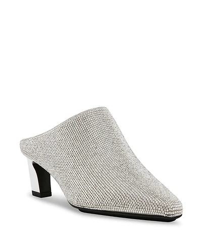 Anne Klein Women's Sabrine Kitten Heel Dress Mules