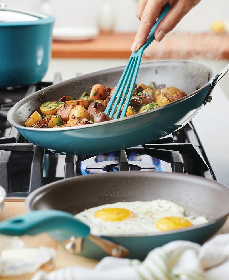 Rachael Ray Cook + Create Aluminum Nonstick Frying Pan Set