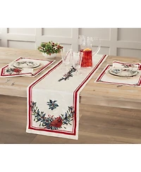 Lenox Holiday Winter Greetings Napkins, Set of 4