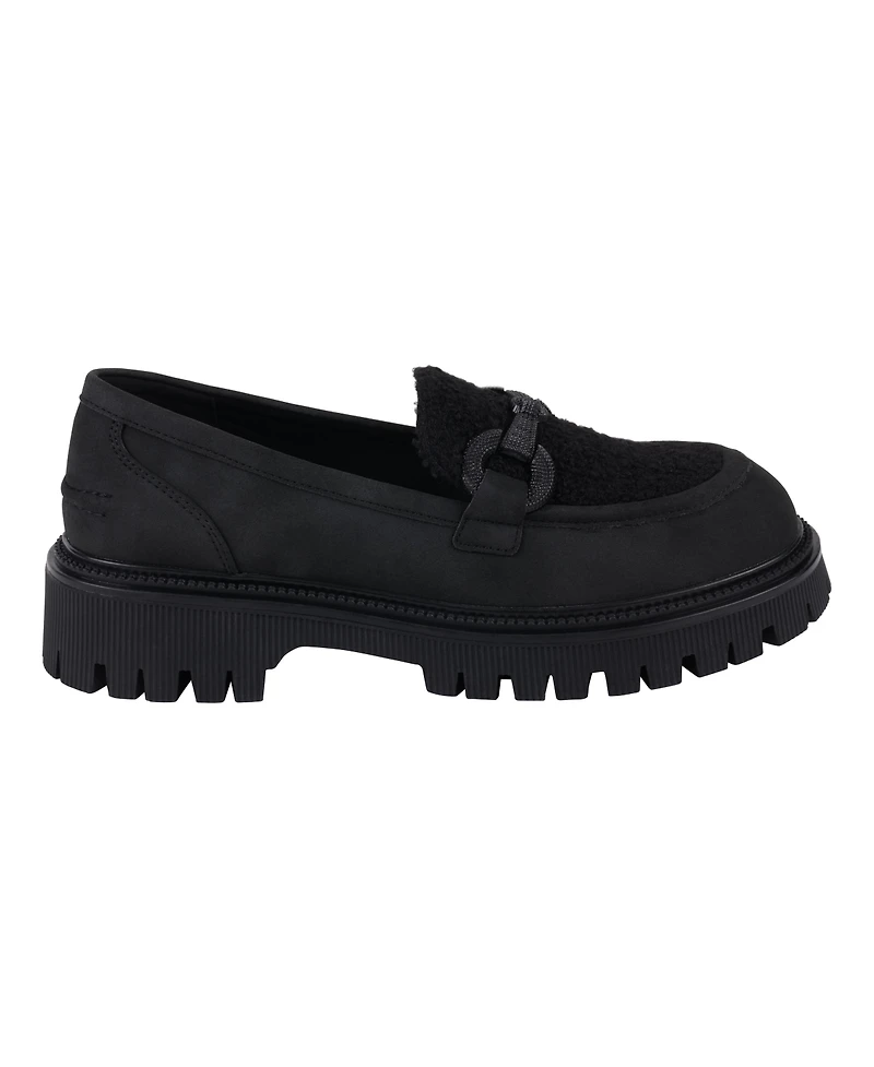 Gc Shoes Women's Vince Shearling Lug Sole Loafers