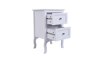 Slickblue 2-Piece Country Style Two-Tier Night Tables Set