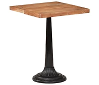 vidaXL Bistro Table 23.6"x23.6"x29.9" Solid Acacia Wood