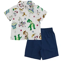 Disney Toddler Boys Polo Shirt and Twill Shorts Outfit Set to (2T - 10-12)