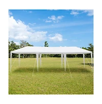 Slickblue Durable Outdoor Party Tent with Non-Cloth Pe and Sprayed Iron Pipe for Events