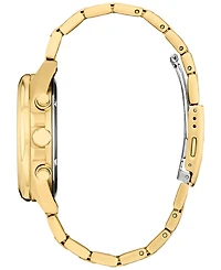 Citizen Eco-Drive Men's Chronograph Gold-Tone Stainless Steel Bracelet Watch 41mm