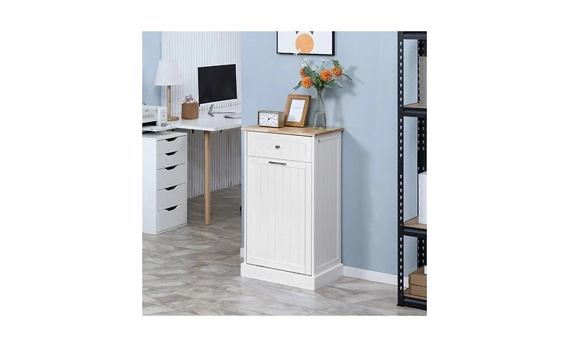 Slickblue Kitchen Tilt-Out Trash Bin Cabinet Stylish and Convenient Waste Management Solution