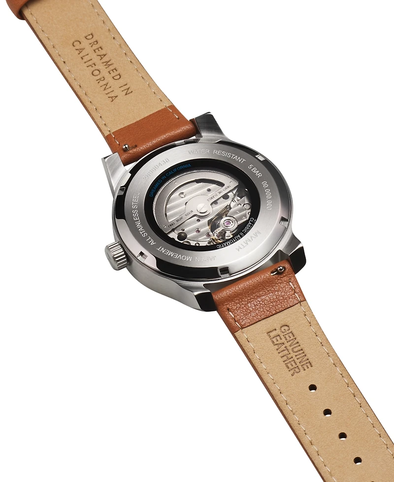 Mvmt Men's Classic Ii Automatic Tan Leather Watch 42mm